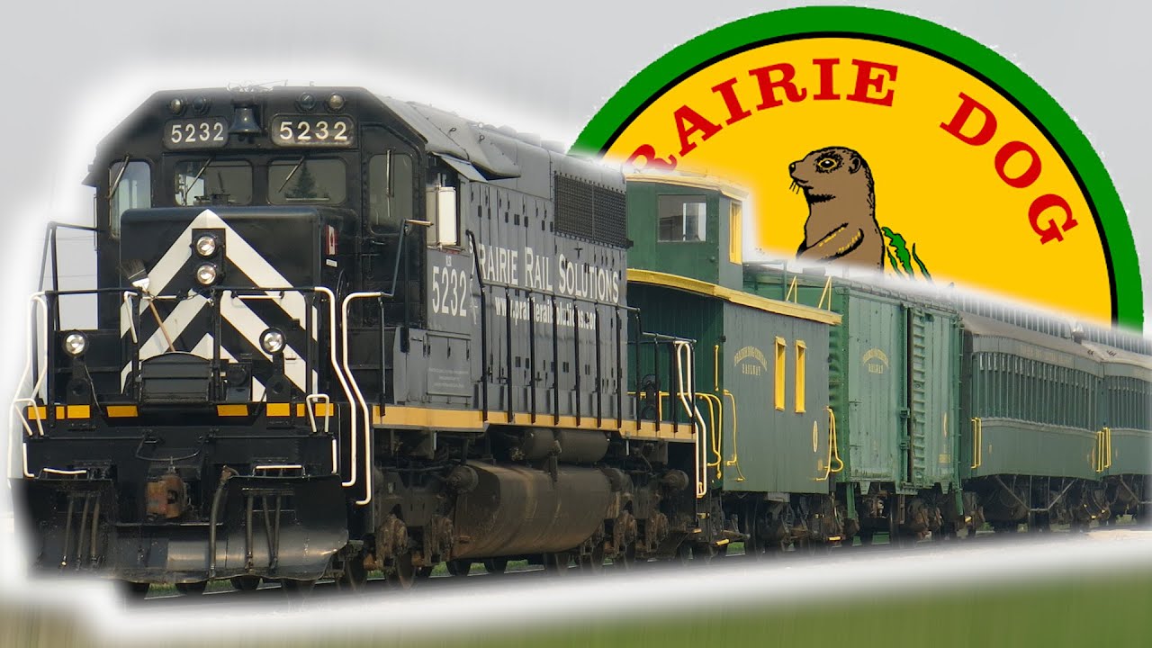 Modern SD40 Pulls Vintage Prairie Dog Central Coaches! | TrainboyGoesTrackside : Episode 7