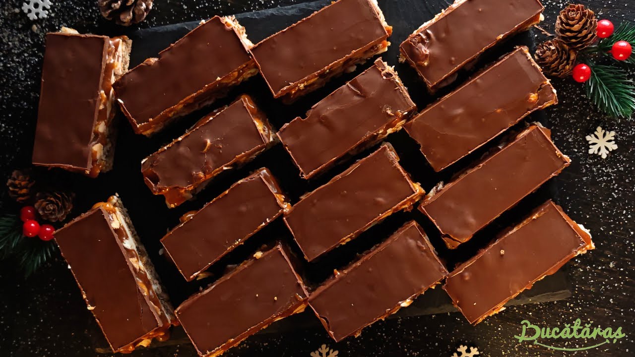 Prajitura Snickers - Reteta delicioasa de casa