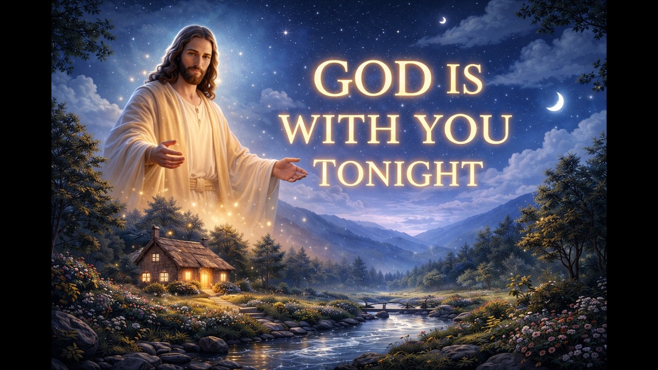 While You Sleep, Jesus Is Protecting You 🙏 | Night Prayer With Rain & Piano, Sleep Prayer