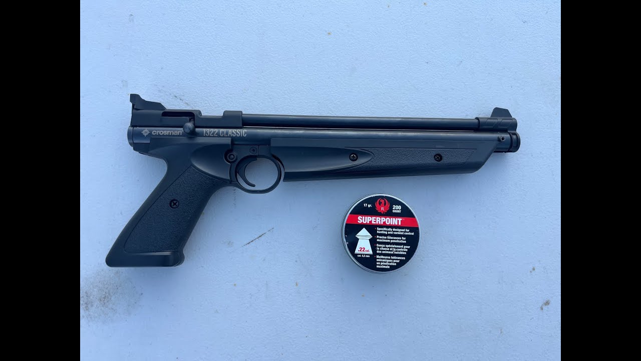 Tested Crosman 1322 BB Gun / Pellet Pistol Pumps and Velocity