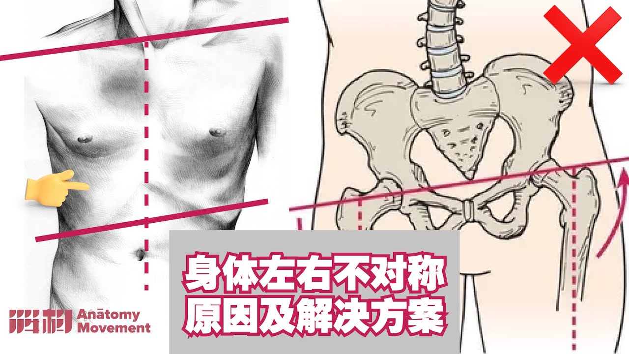 解構運動丨如何通過呼吸調整骨盆歪斜，高低肩等體態問題？