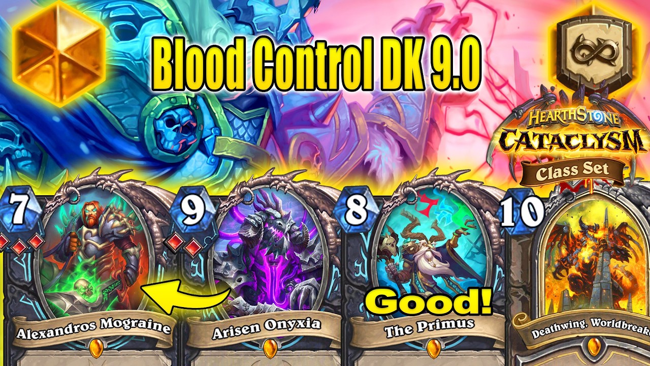 Triple Blood Herald Leech DK 9.0 Deck After Balance Patch At CATACLYSM Class Set | Hearthstone