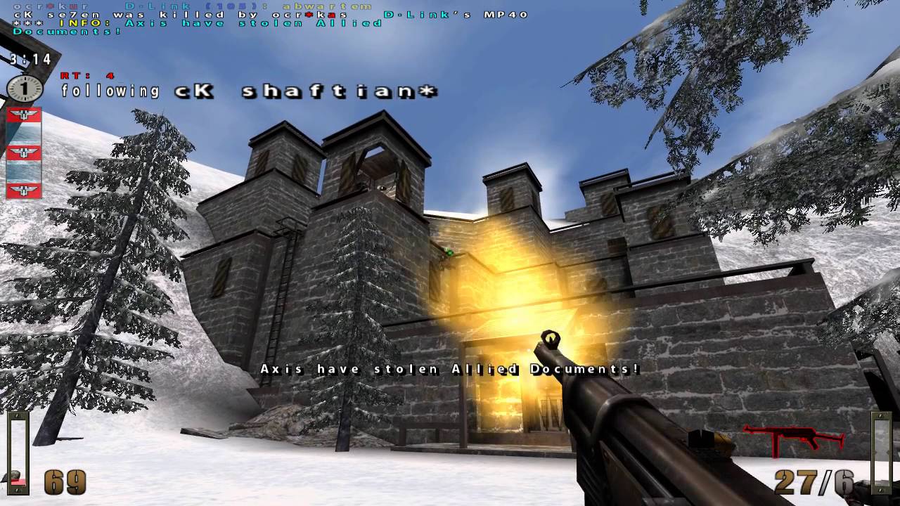 RTCW: cK vs. Ocrana - QuakeCon 2003 WB Round 1 (08.14.03)