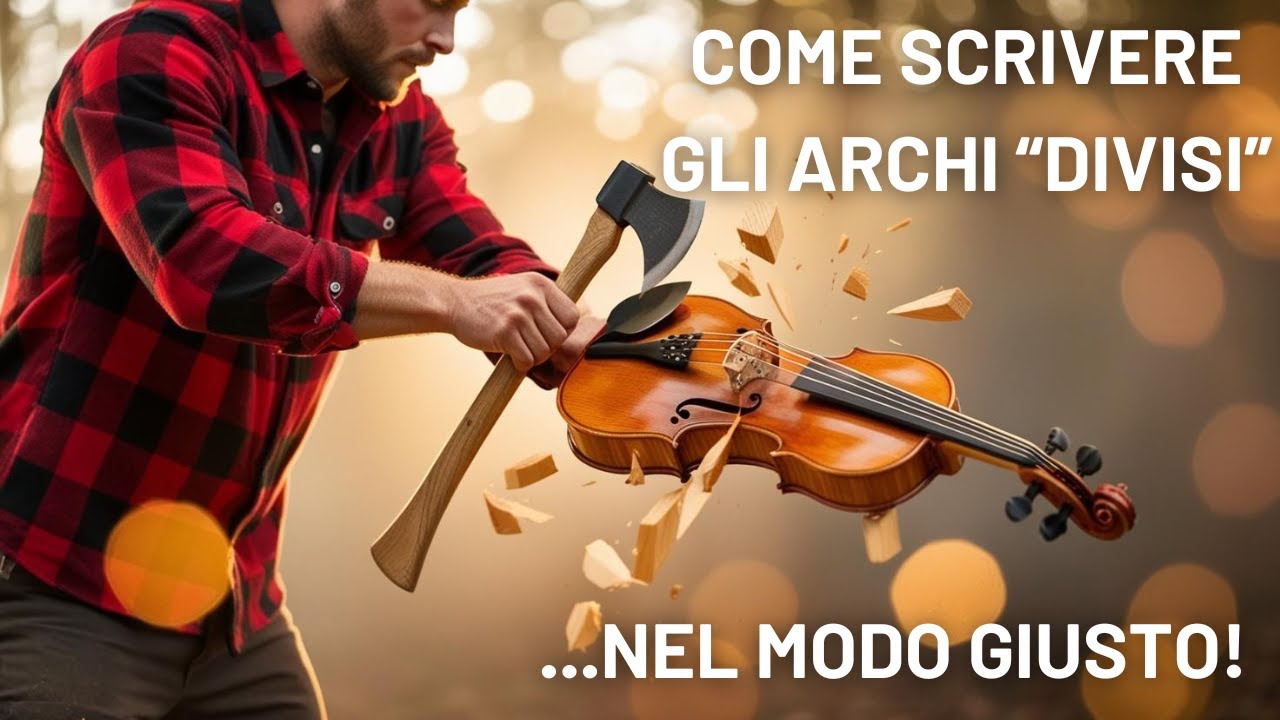 COME scrivere gli archi 