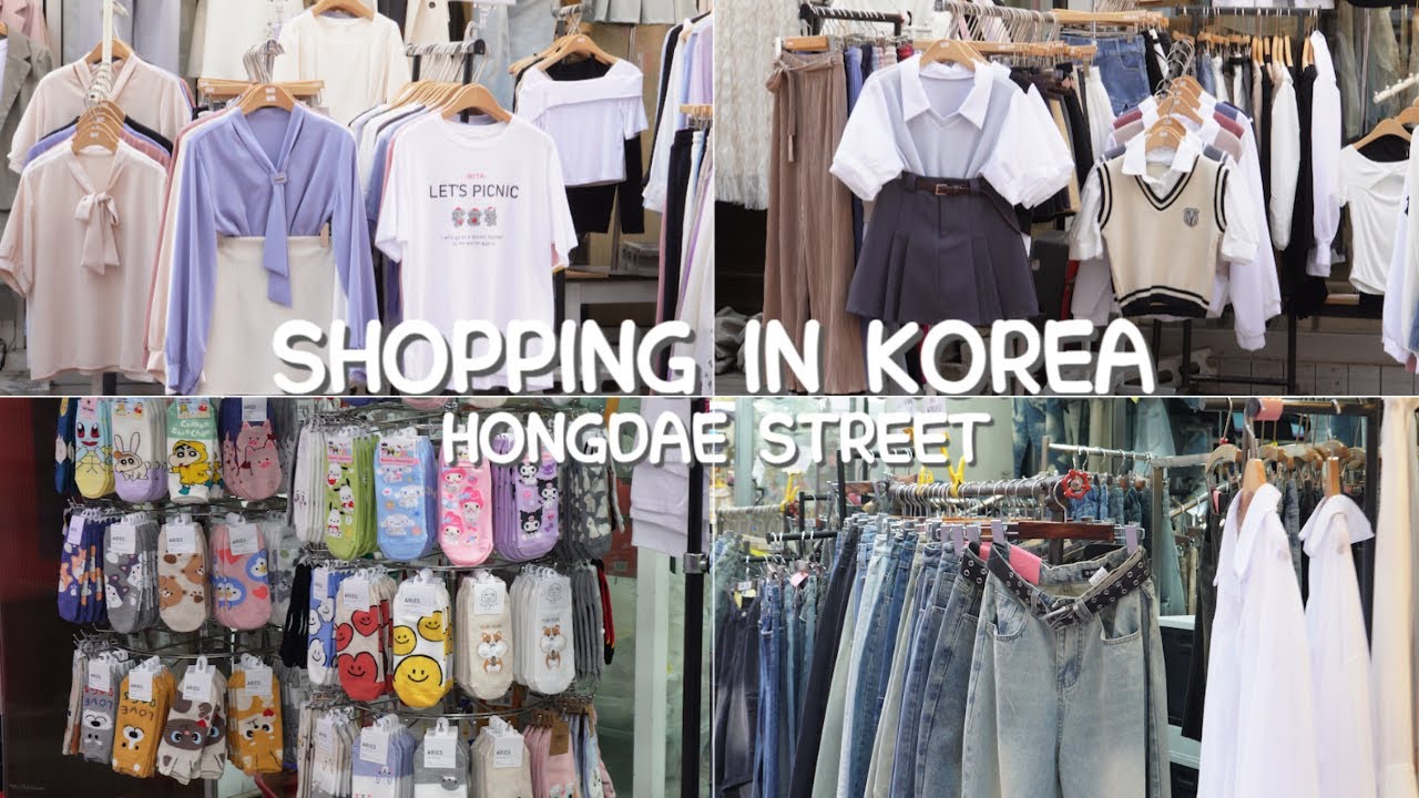 SHOPPING IN KOREA 🇰🇷 | HONGDAE STREET | SHOPPING IN HONGDAE | HONGDAE WALKERS