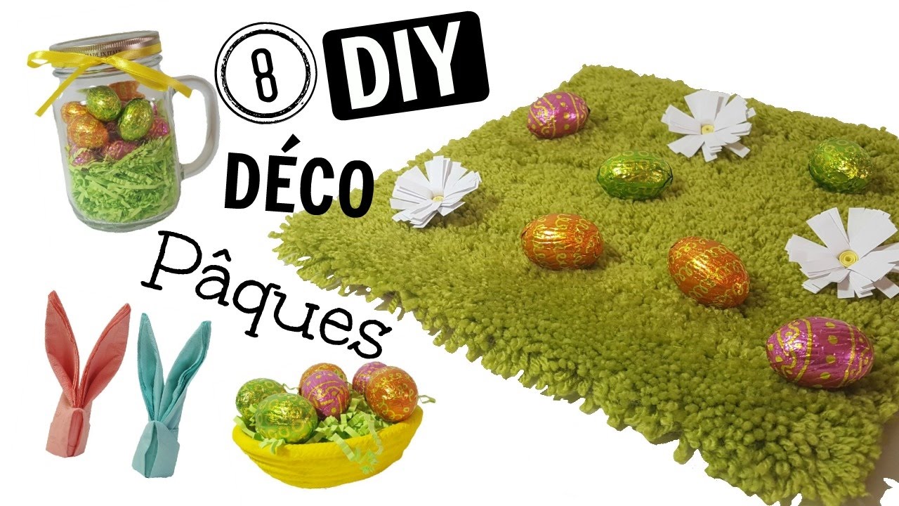 8 DIY DÉCO DE PÂQUES PRINTEMPS / EASTER DECOR