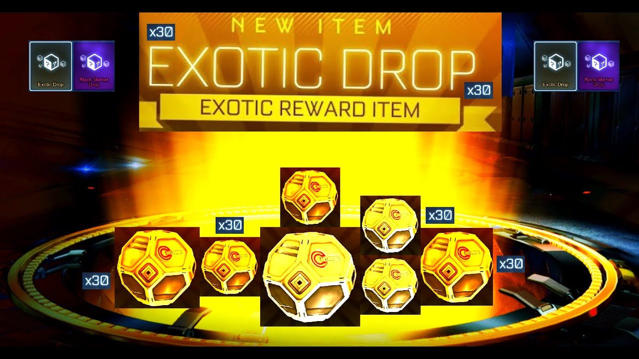 OPENING *30* EXOTIC DROPS IN ROCKET LEAGUE!