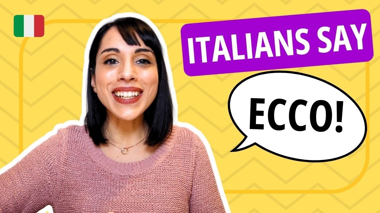 What “Ecco” Really Means in Italian