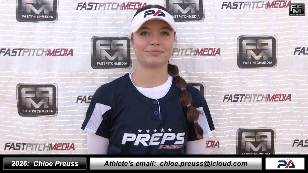 2026 Chloe Preuss 4.0 GPA - Athletic Shortstop Softball Recruiting Skills Video - Preps Academy