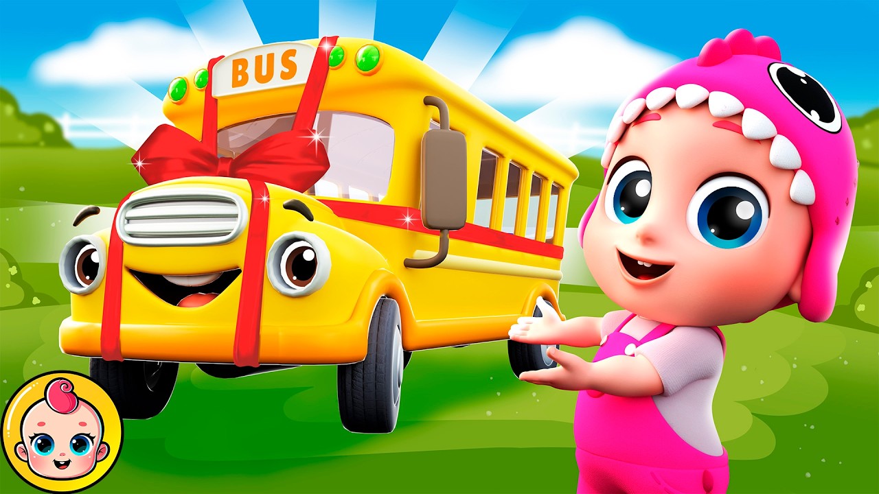 Wheels On The Bus 🚌 Unbox & Build A Colorful Bus | BubbleeeKids - Best Nursery Rhymes Compilation