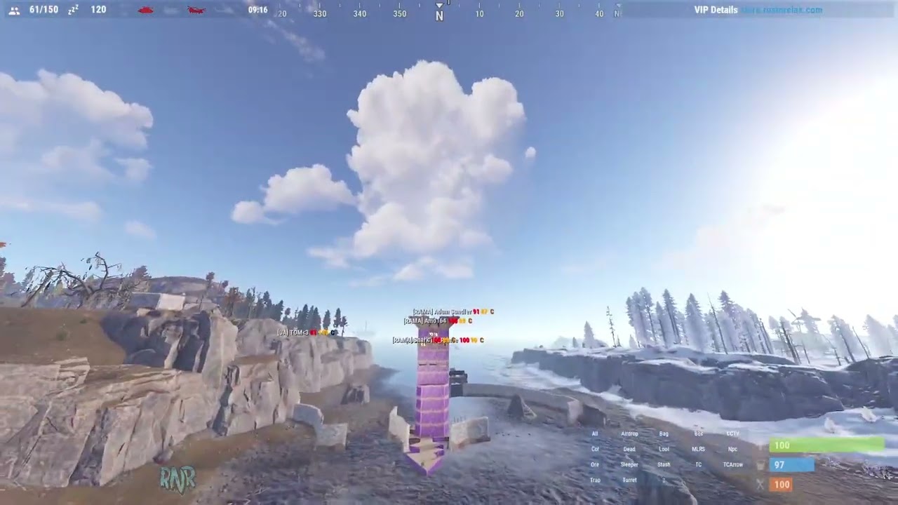 First player sponsored BASE RAID EVENT on RustNRelax 3X EU Max5!