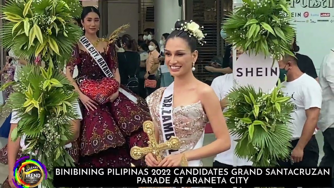 BINIBINING PILIPINAS 2022 CANDIDATES during Grand Santacruzan Parade at Araneta City