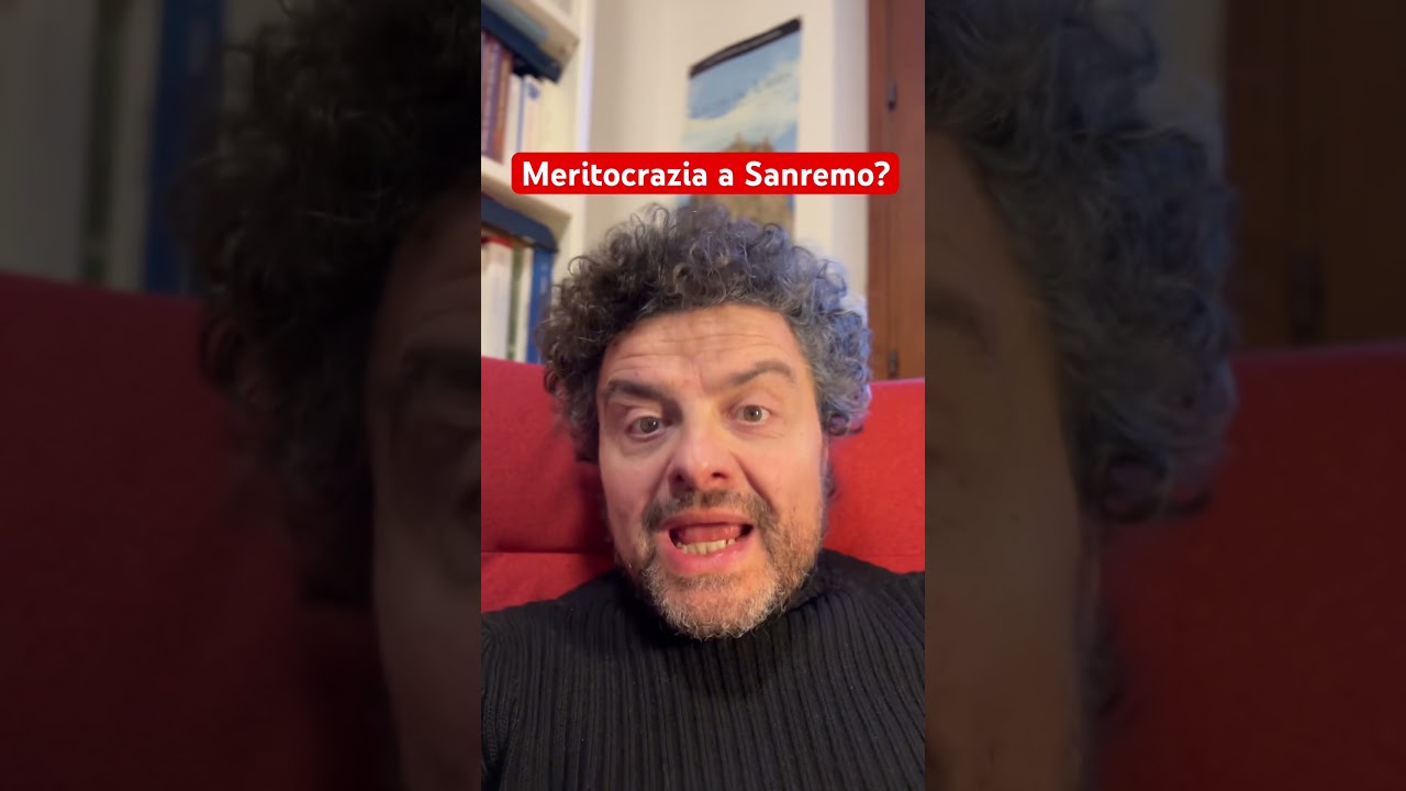Meritocrazia a Sanremo? #sanremo #satira