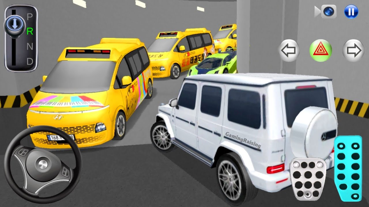 New Mercedes car Stuck in Parking Garage - 3D Driving Class 2026 - 3D Driving Class Game - Car Game