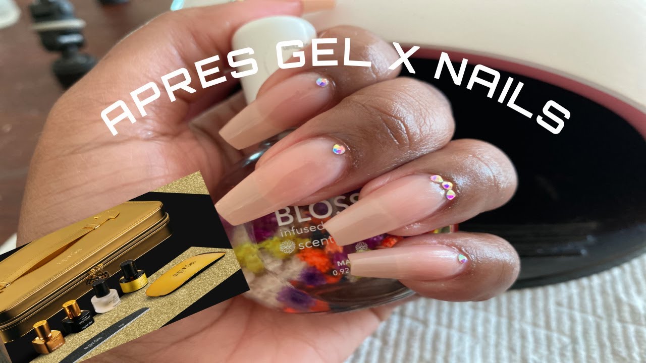 Apres Gel X Nails| How I Do My Nails At Home