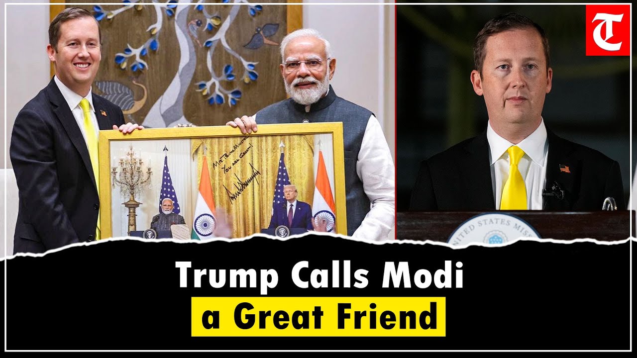 US Ambassador Sergio Gor: “President Trump Considers PM Modi a Great Personal Friend”