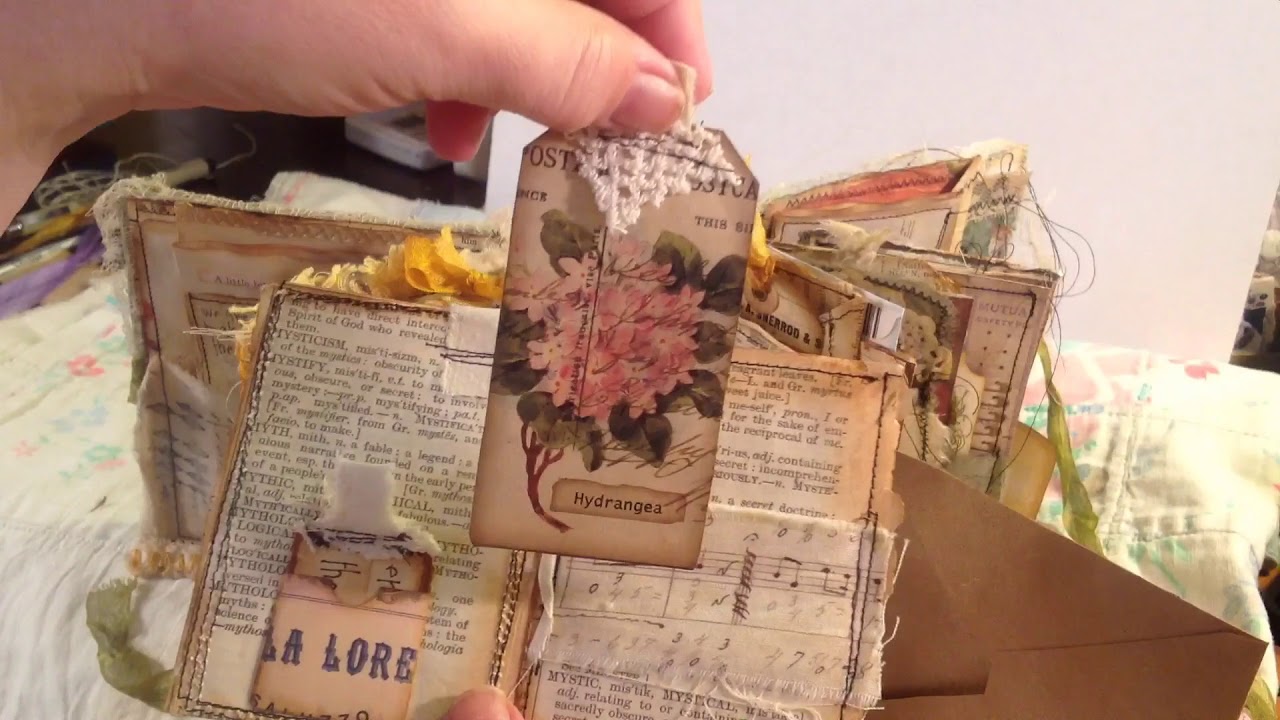 Vintage secret garden junk journal SOLD