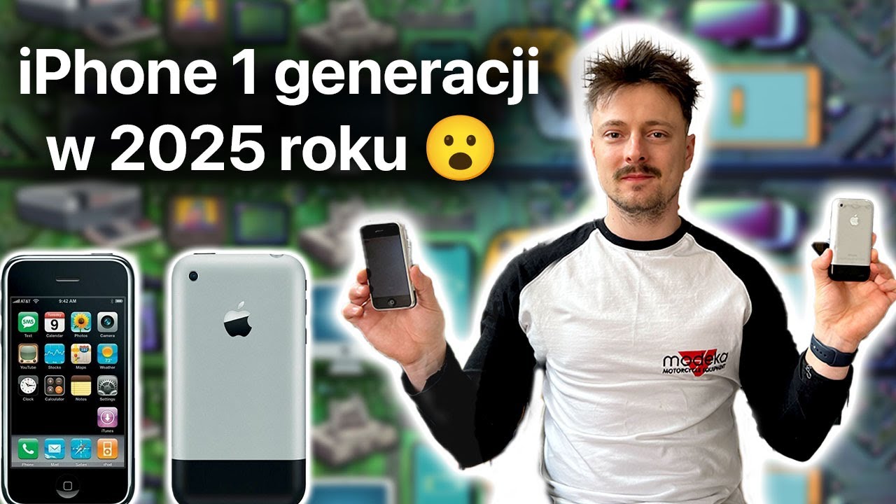iPhone 1 generacji w 2025 roku | Por&oacute;wnanie z Pro Max&rsquo;em