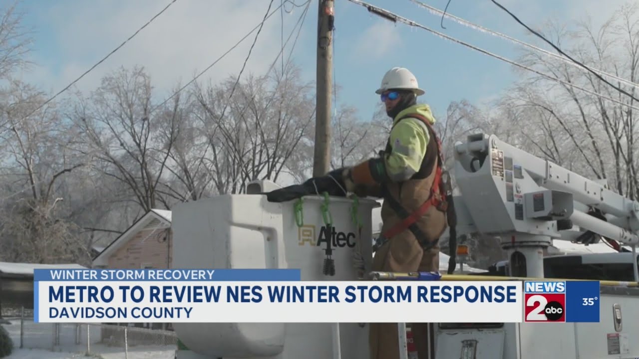 Metro to review NES' storm response