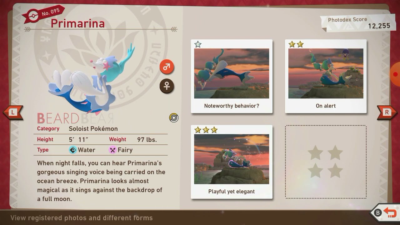 Primarina in New Pok&eacute;mon Snap