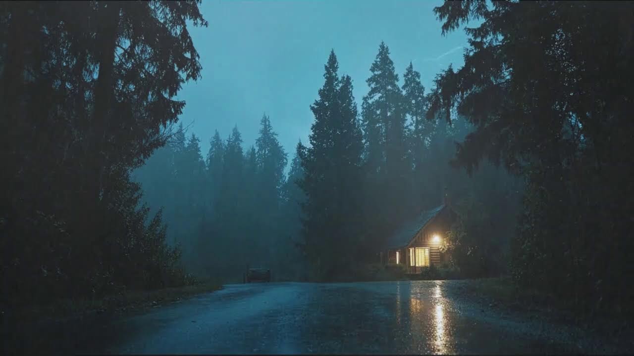 Deep Rainfall and Thunder That Calms Anxiety and Improves Sleep Quality