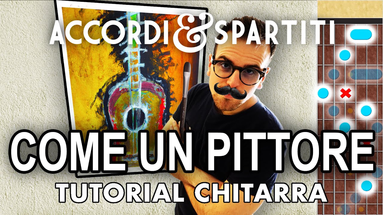 COME UN PITTORE Tutorial Chitarra - Modà & Jarabe De Palo