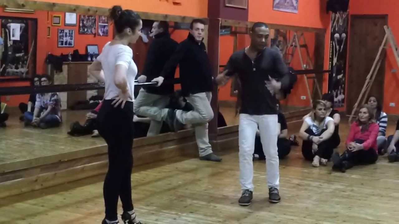 Carlos Rodriguez e Magda Liuzza stage di Kizomba a Lecce il 10.3.2013 con Alex e Magghy