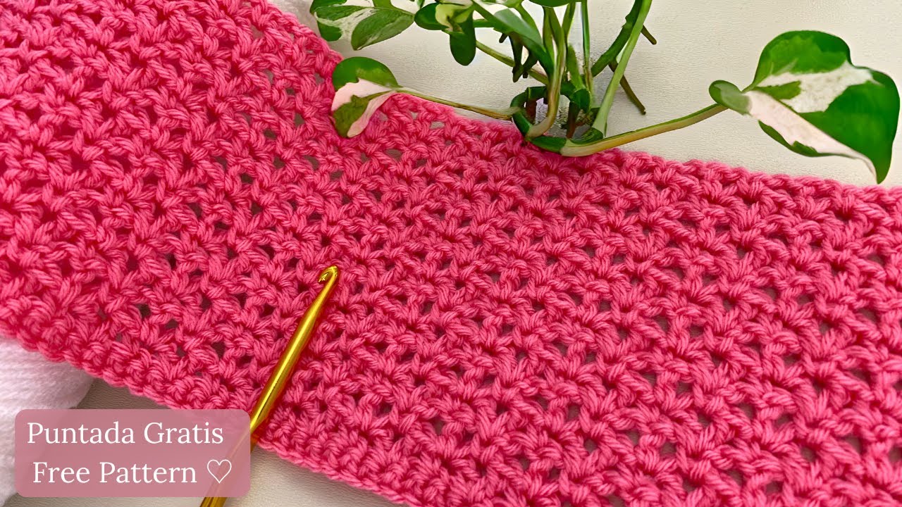 🎀 Tejamos esta #puntada preciosa a #crochet útil para tus proyectos.🧶 #crocheting #diy #artandcraft