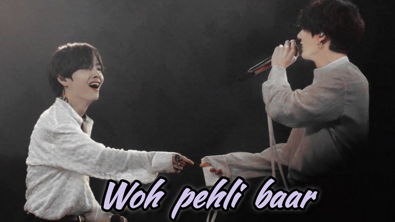 Taekook hindi song fmv woh pehli baar || taekook hindi song mix #taekook #bts