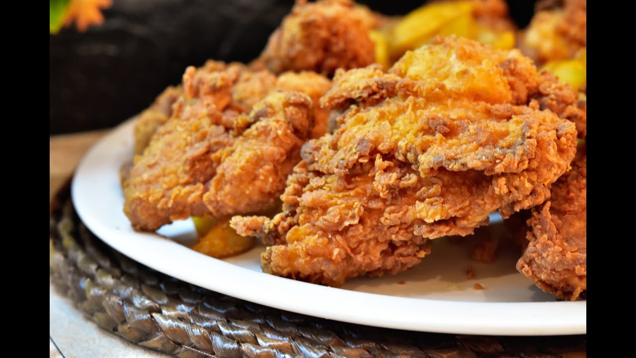 دجاج بروستد(دجاج كنتاكي ) بطريقه المطاعم مع اهم خطوات نجاح الوصفه ليكون ذهبي ومقرمش Broasted chicken