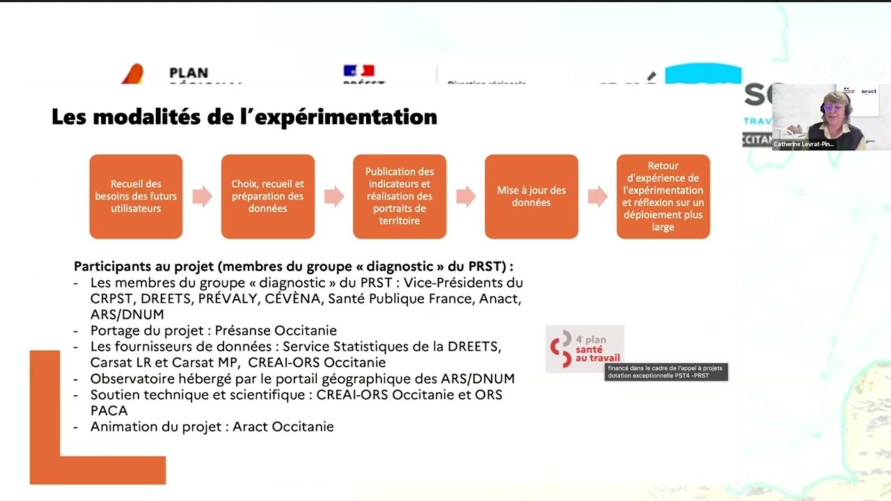 Observatoire santé travail Occitanie - Webinaire de présentation du 2 avril 2025