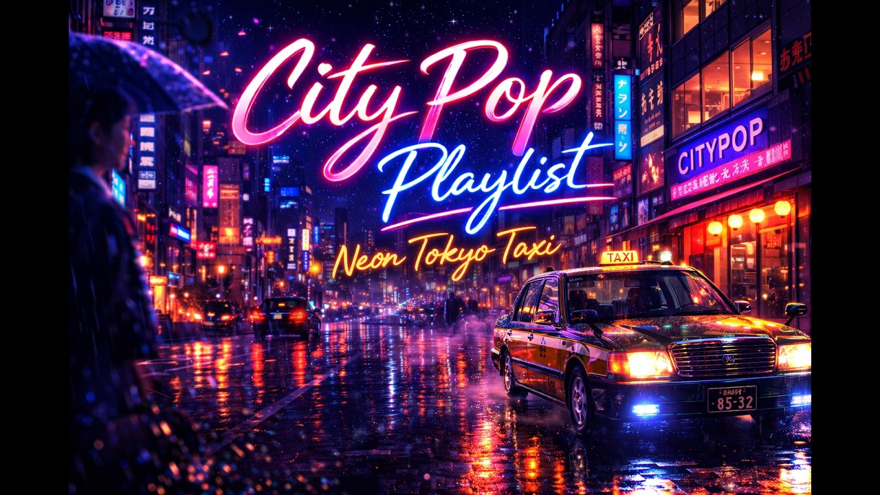 Neon Tokyo Taxi 🚕 City Pop Night Drive Playlist