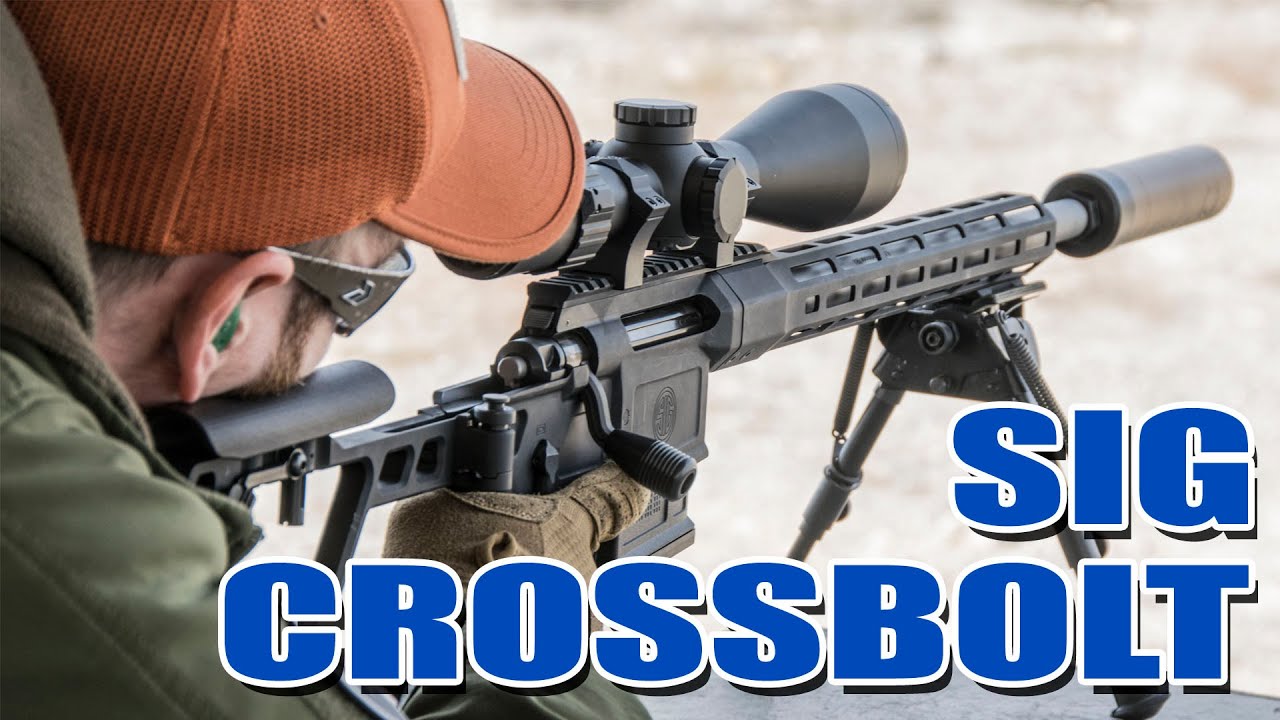 SIG Unveils Cross Bolt Next Generation Precision Rifle (SIG Range Day - SHOT Show 2020)