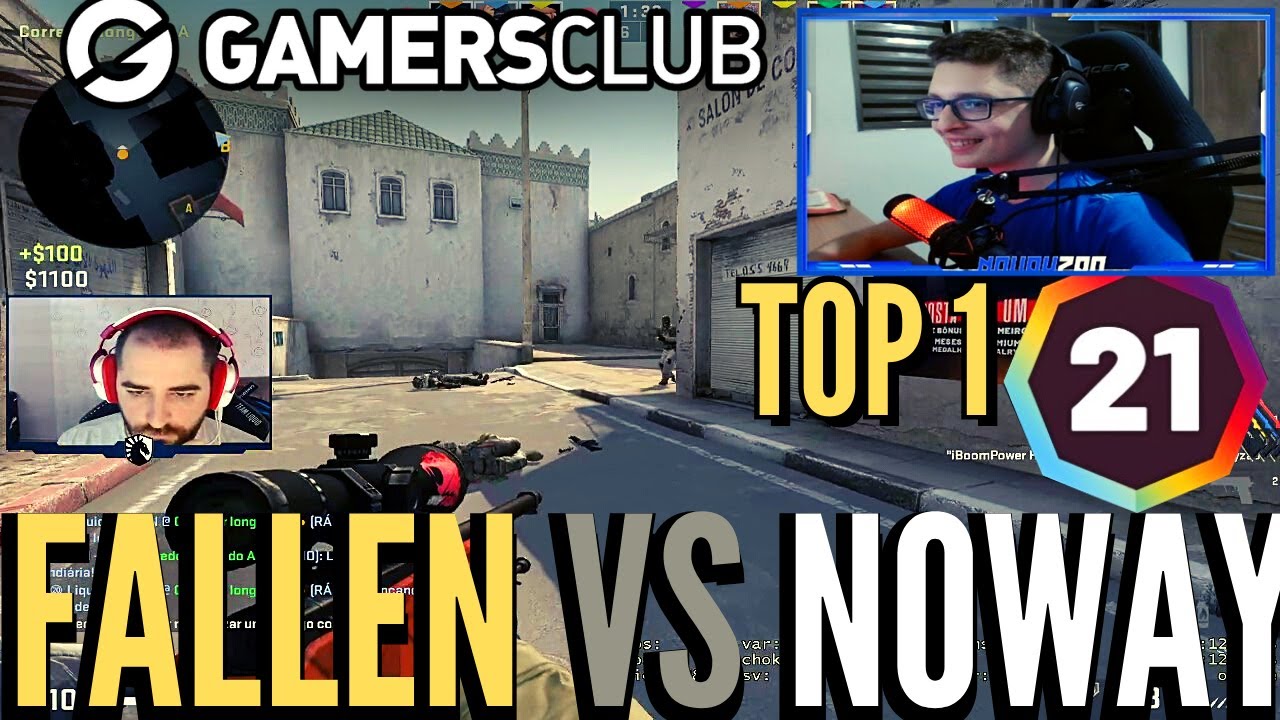 FALLEN VS NOWAY O TOP 1 DA GAMERS CLUB!