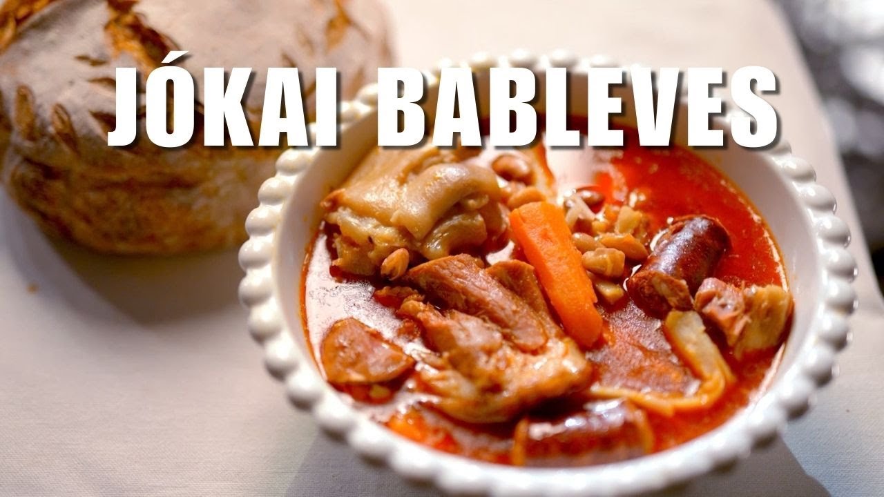 Jókai bableves Borbás Marcsi konyhájából #borbásmarcsi