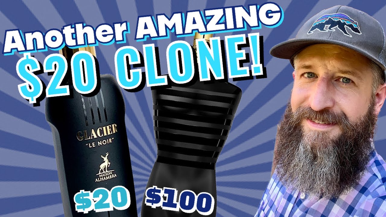 ANOTHER AMAZING $20 MAISON ALHAMBRA CLONE FRAGRANCE!  |  JPG Le Male Parfum Vs. Glacier Le Noir