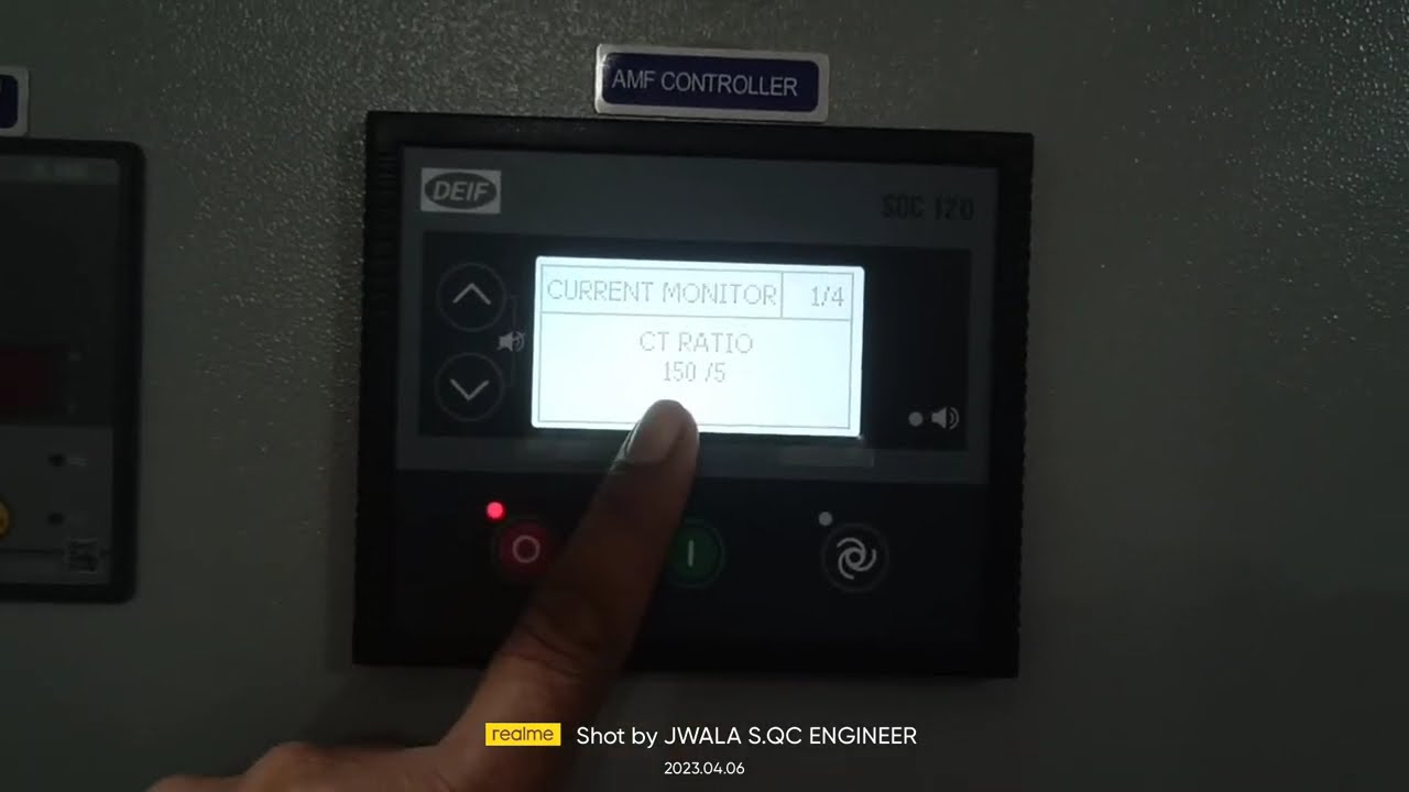 DEIF SGC 120 AMF CONTROLLER SETTING ##
