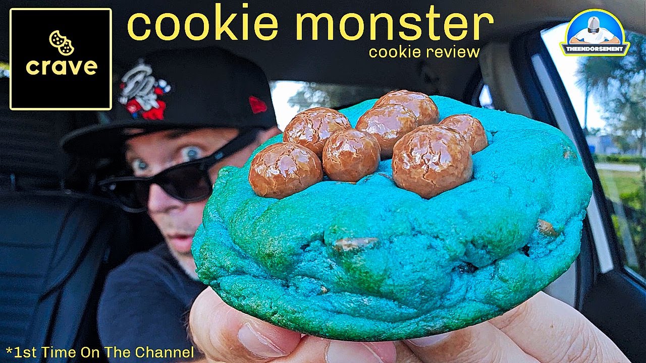 Crave Cookies&reg; Cookie Monster Cookie Review! 🍪👹 | 1st Time Trying! | theendorsement