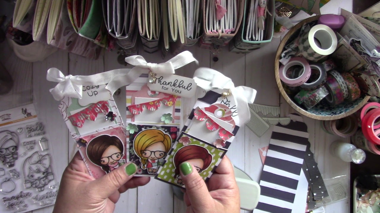 The Paper Studio Scallop Tag Punch ~ Mini Tag Book & Tag Pocket w/Tag