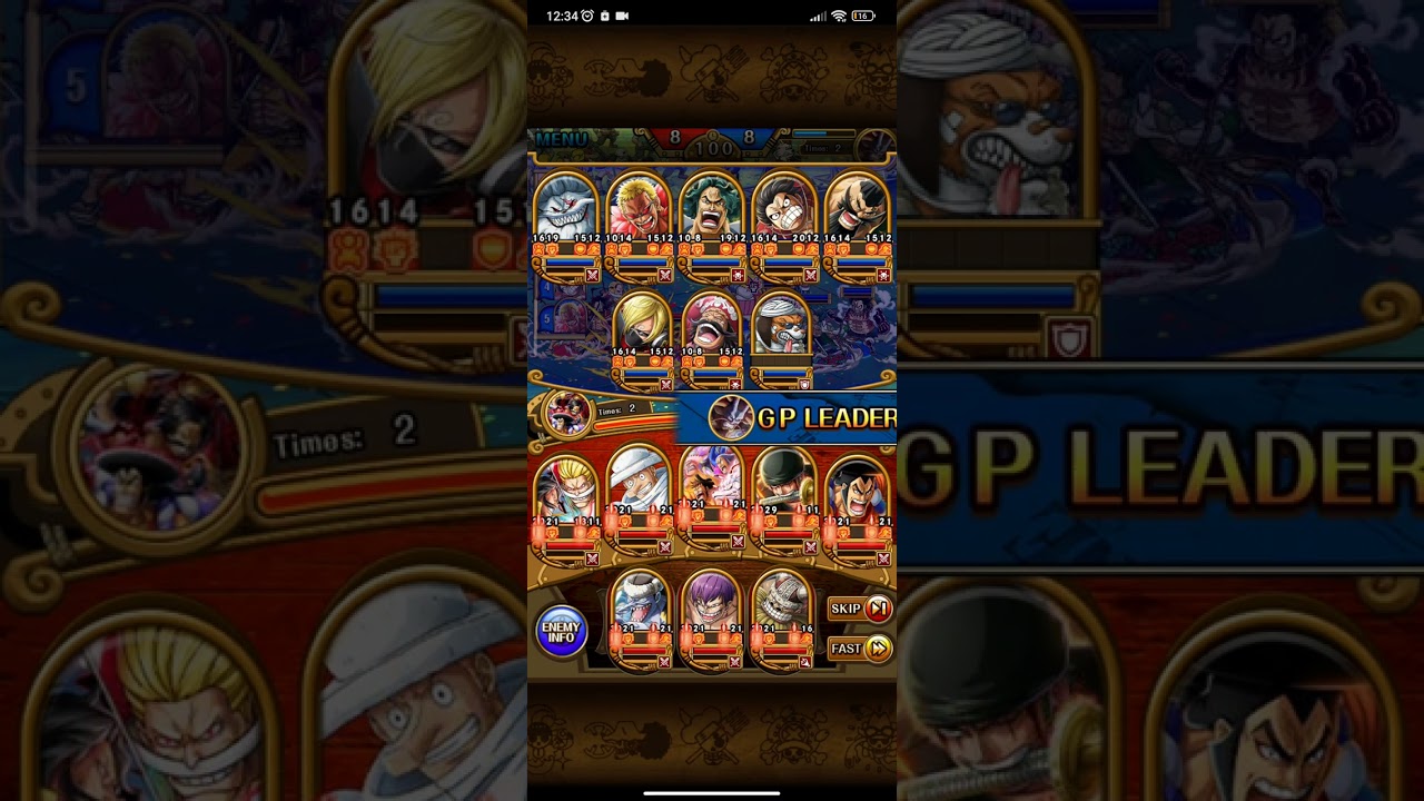 Roger & Oden continue to shine as GP leader! Pirate Rumble Grand Party! 15th season: Second Day OPTC