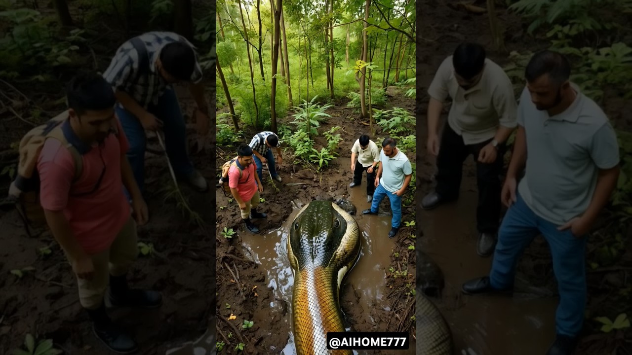 Snake look like creatures found #nature #snake #pythonsnake #python #anaconda