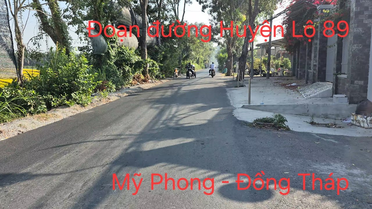 Đoạn đường Huyện Lộ 89 phường Mỹ Phong tỉnh Đồng Tháp 