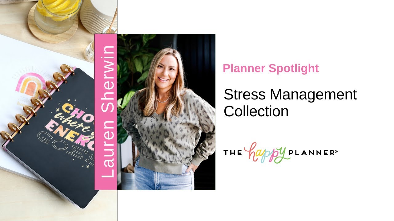 Happy Planner Stress Management Planner Layout