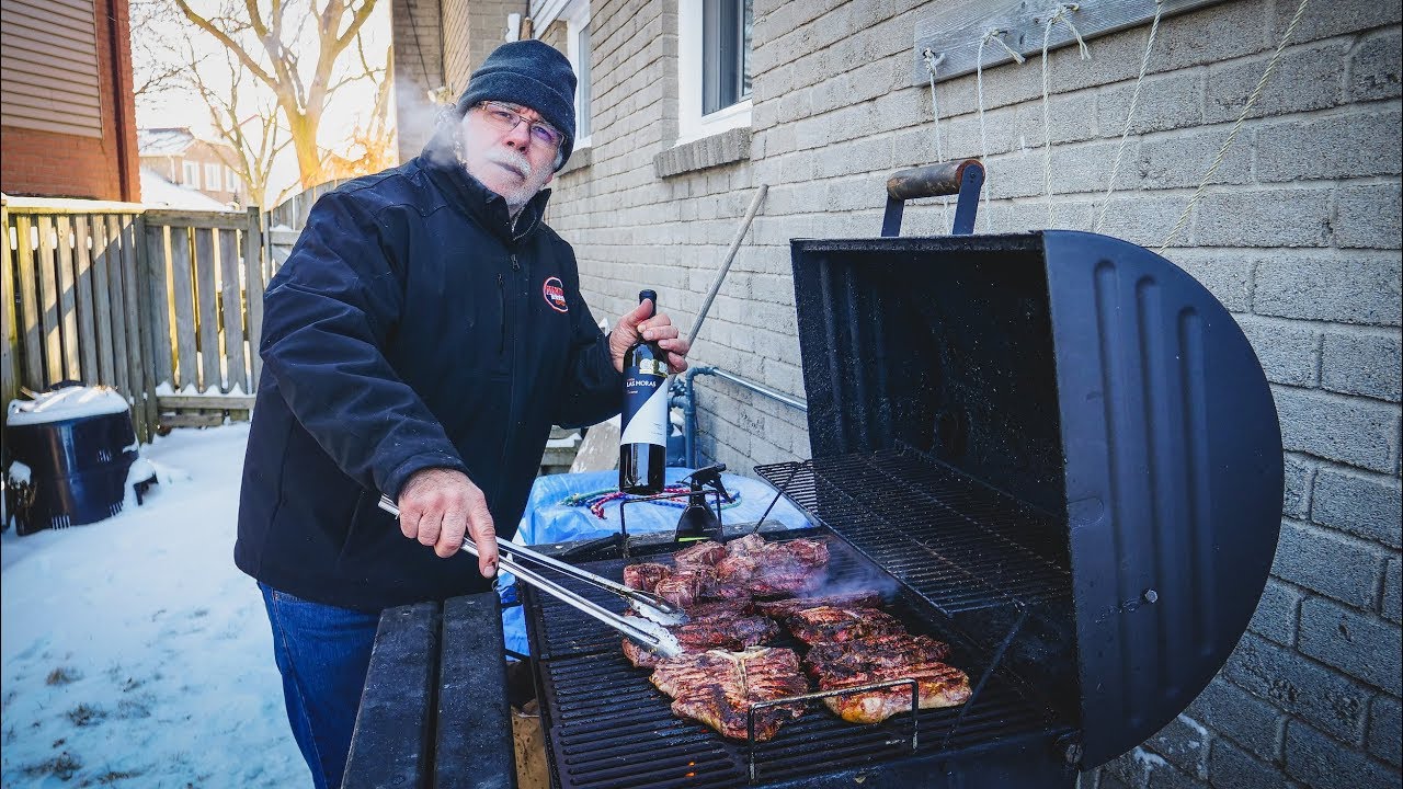 Asado Argentino Loco en Invierno en Canad&aacute; -30&deg;C!