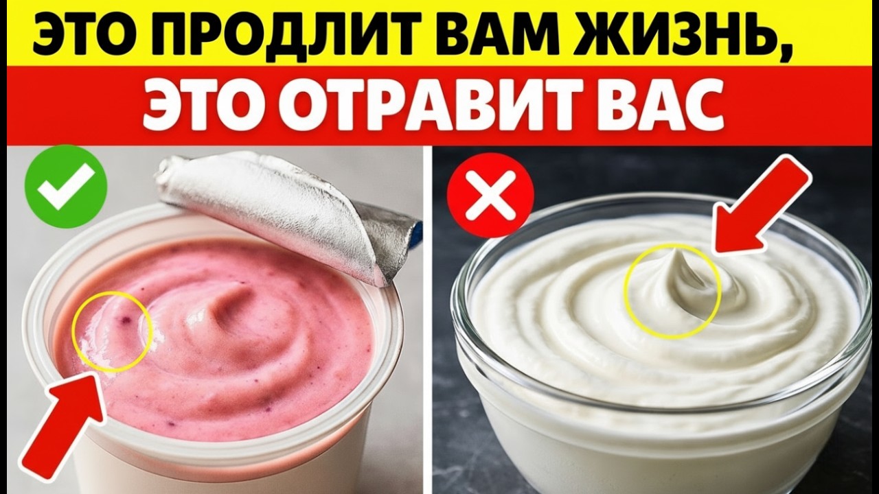 «Вам за 65  4 ХУДШИХ йогурта, которые НИКОГДА не стоит есть, и 4 йогурта, которые НУЖНО есть каждый