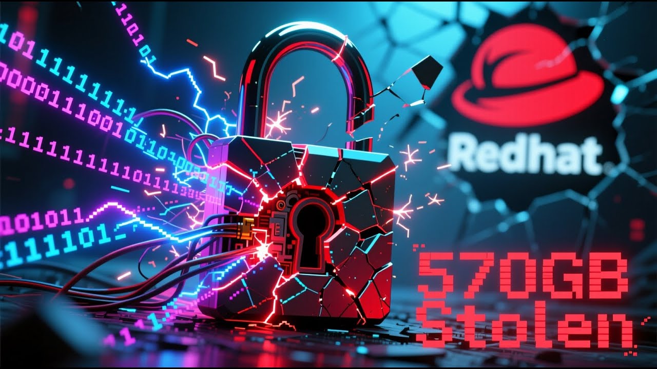 Red Hat Breach: 570GB Stolen in Mega Hack #RedHat #DataBreach