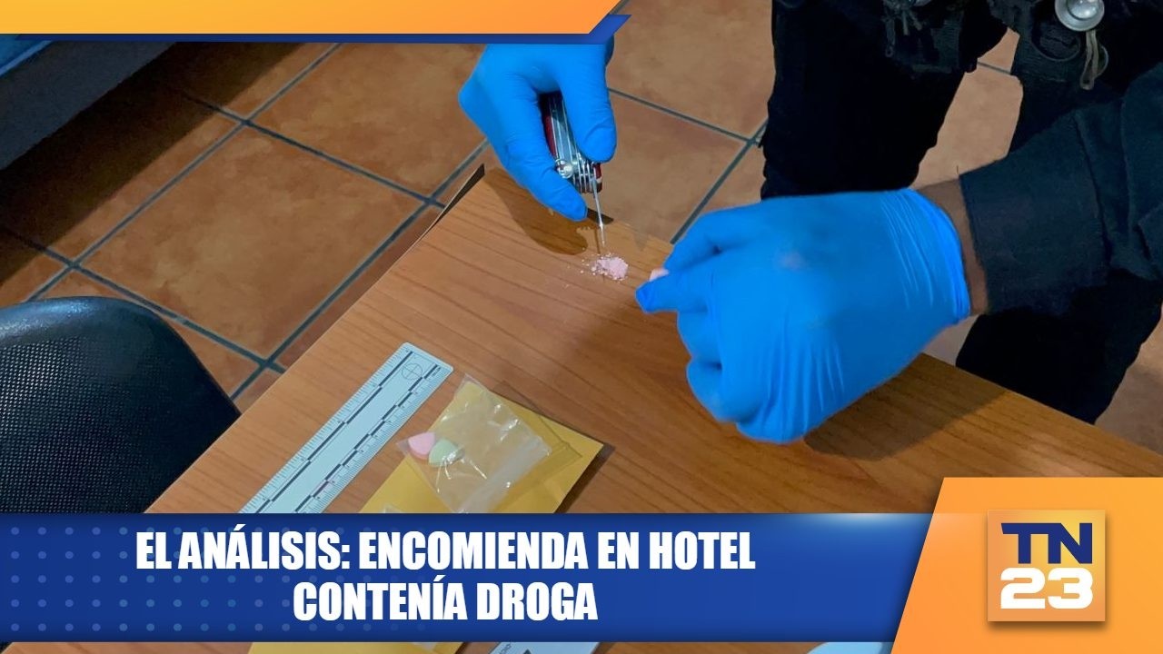 El análisis: Encomienda en hotel contenía droga