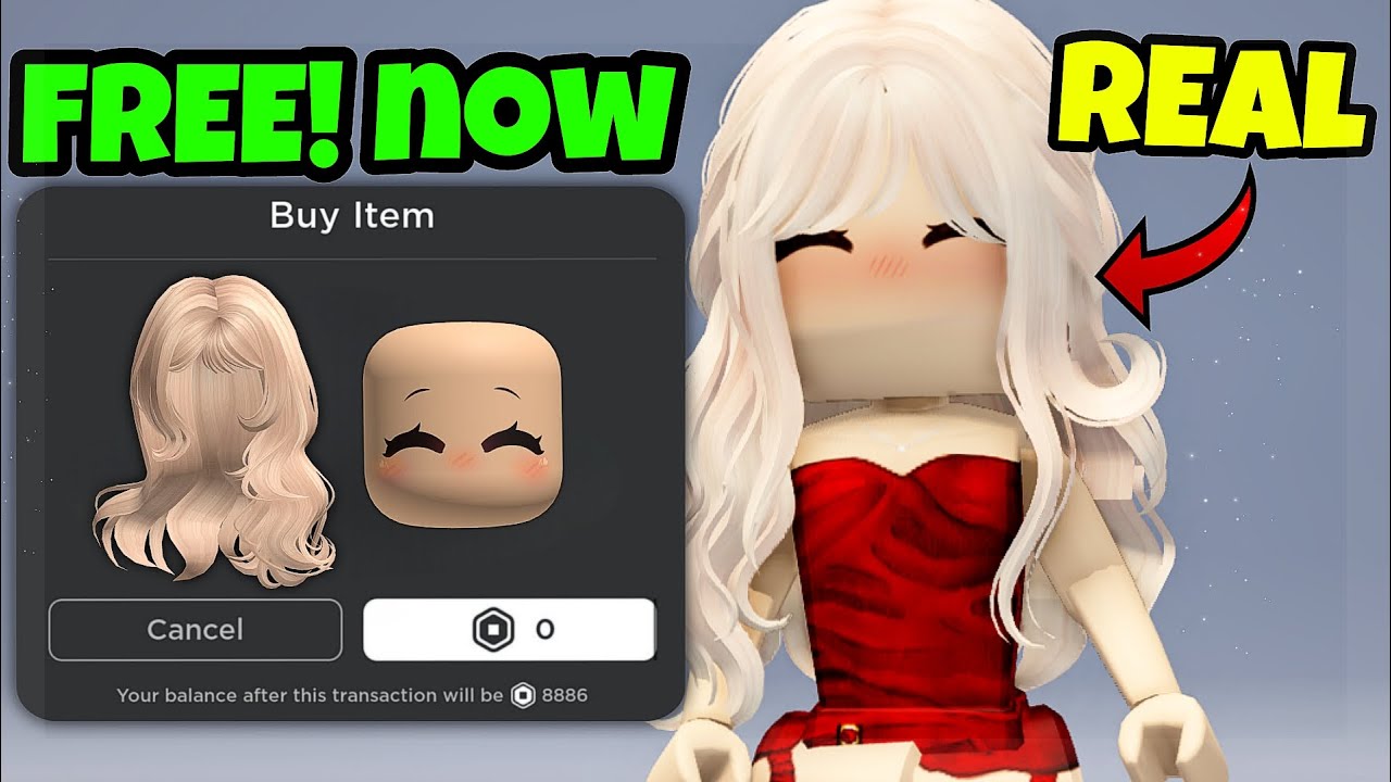 *FREE* HAIR AND ITEMS ROBLOX!!