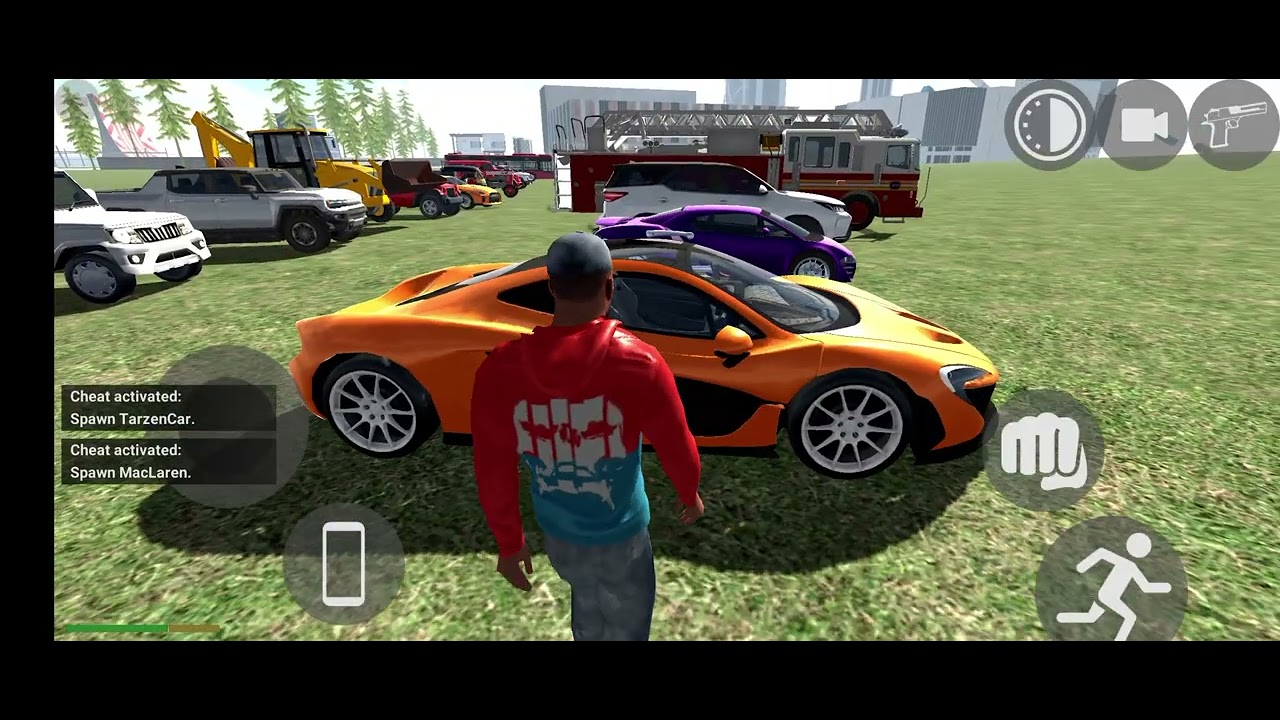 Чіткоди на автомобілі в Indian bike driving 3D 