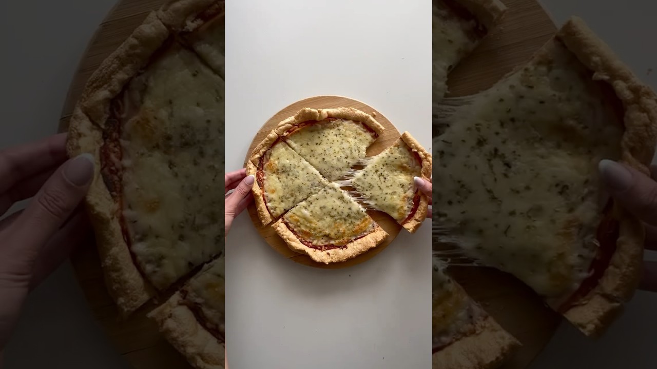 Cijela pizza 292 kalorije 😍 recept u opisu #pizza #lowcalorie #highprotein